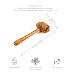 Handmade Olive Wood Meat Tenderizer – Double-Sided Wooden Meat Mallet