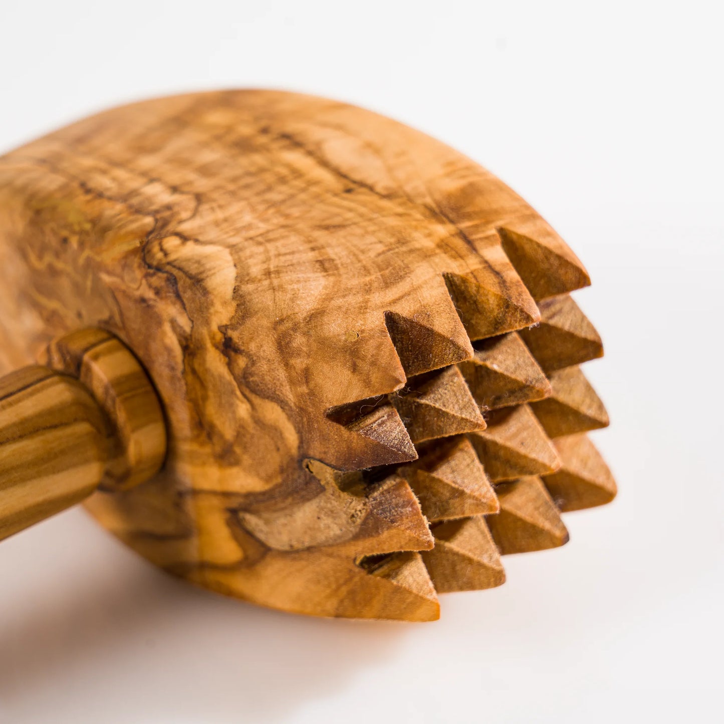 Handmade Olive Wood Meat Tenderizer – Double-Sided Wooden Meat Mallet