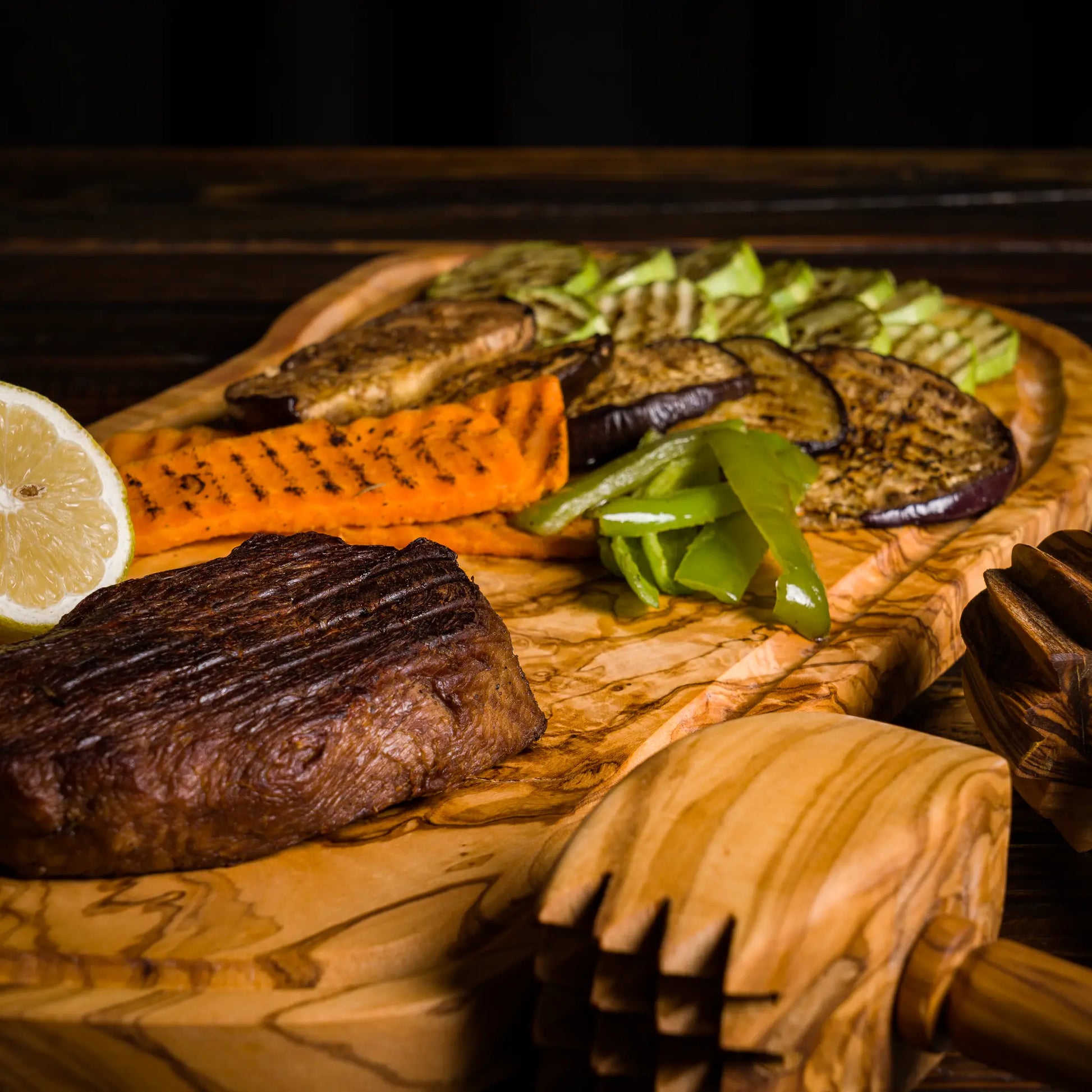 Handmade Olive Wood Meat Tenderizer – Double-Sided Wooden Meat Mallet