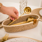 Handwoven Braided Cotton Table Set – detail view 24