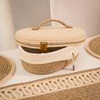 Handwoven Braided Cotton Table Set – detail view 27
