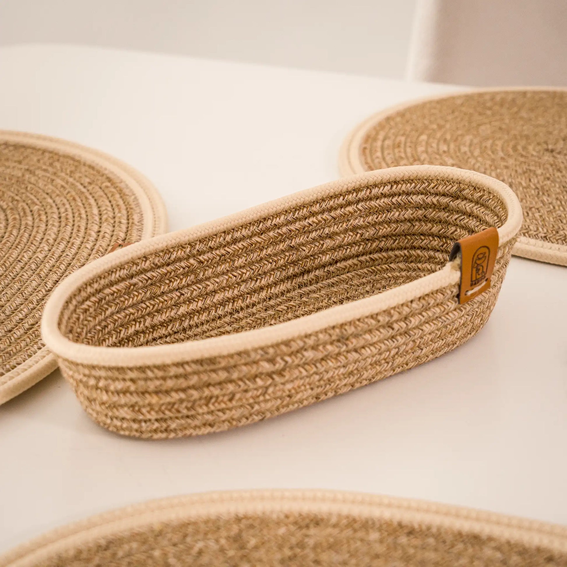 Tressia – Handcrafted Braided Cotton Dining Set – product and lifestyle view 6