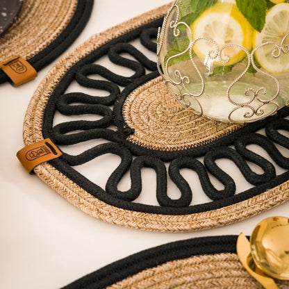 Tressia – Handcrafted Braided Cotton Dining Set – product and lifestyle view 17