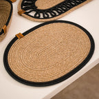 Handwoven Braided Cotton Table Set – detail view 9