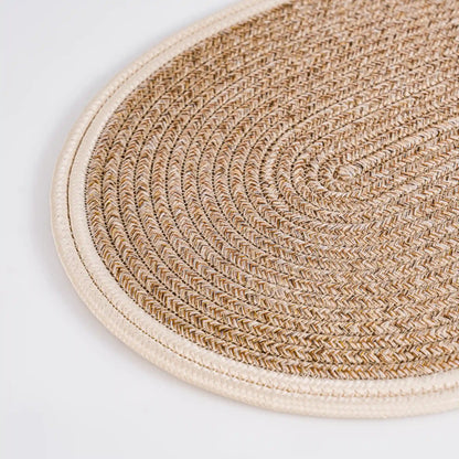 Handwoven Braided Cotton Table Set