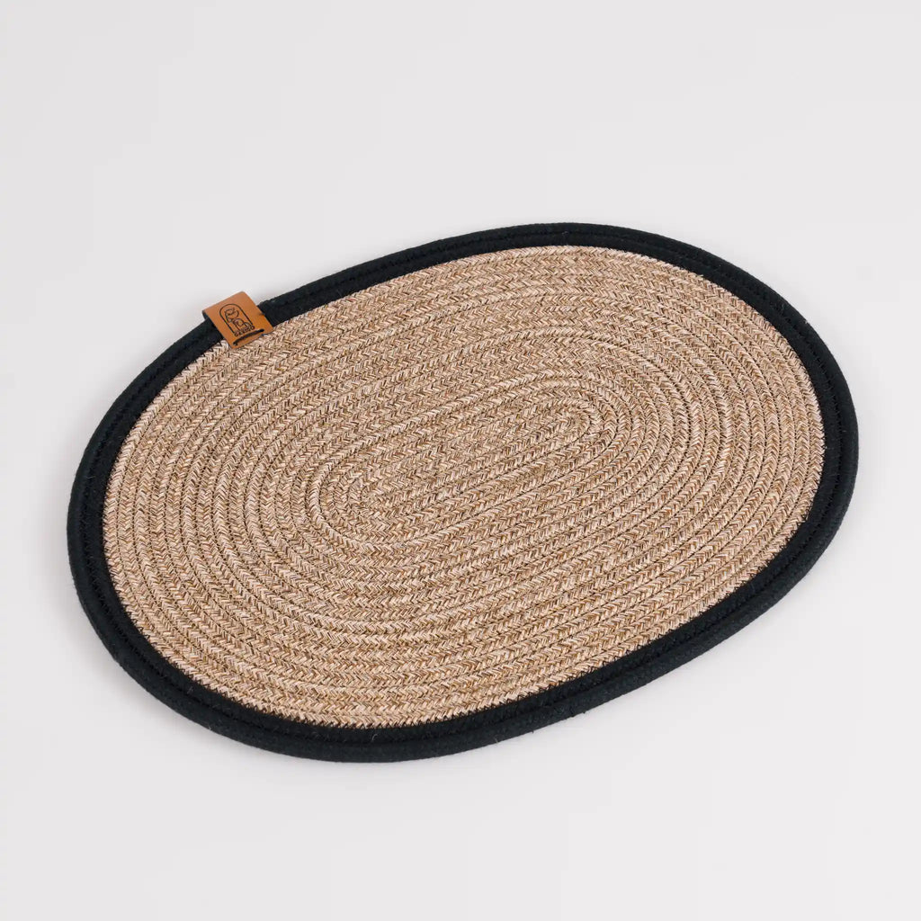 Handwoven Braided Cotton Table Set – detail view 21