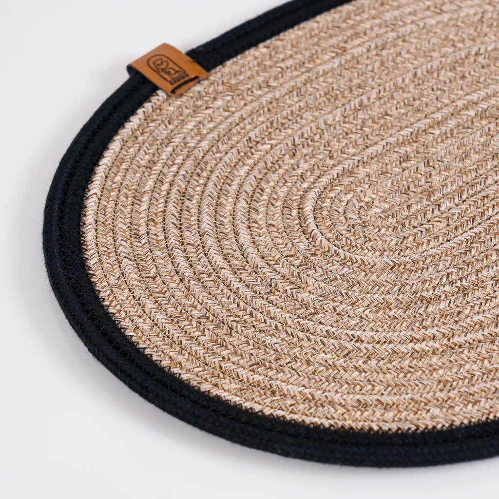 Handwoven Braided Cotton Table Set – detail view 22