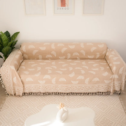 Pluma Handmade Cotton Throw — 118 × 79 in