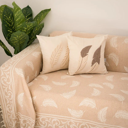 Pluma Handmade Cotton Throw — 118 × 79 in