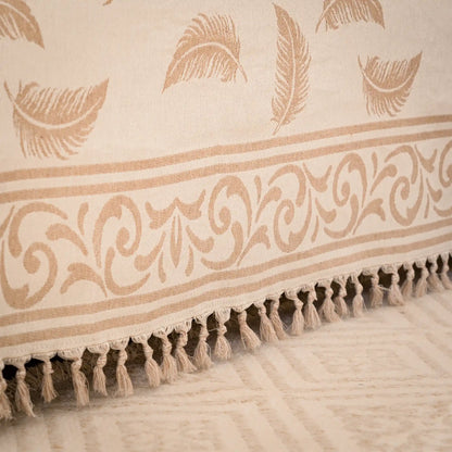 Pluma Handmade Cotton Throw — 118 × 79 in