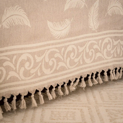 Pluma Handmade Cotton Throw — 118 × 79 in