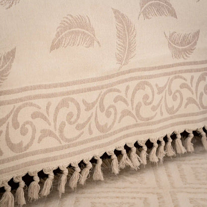 Pluma Handmade Cotton Throw — 118 × 79 in