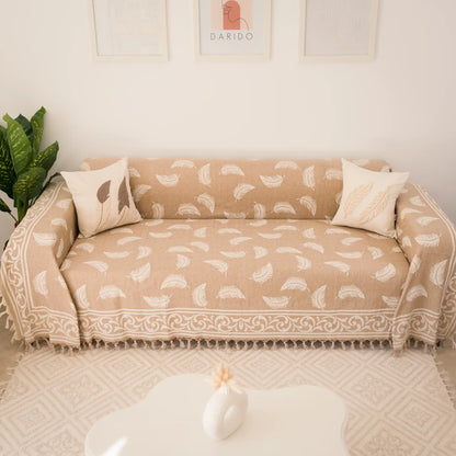 Pluma Handmade Cotton Throw — 118 × 79 in