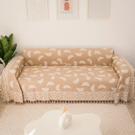 Pluma Handmade Cotton Throw — 118 × 79 in