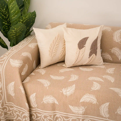 Pluma Handmade Cotton Throw — 118 × 79 in