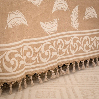 Pluma Handmade Cotton Throw — 118 × 79 in