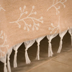 Sakura Cotton Bedding Set with 4 Pillowcases – Camel, Beige & Greige