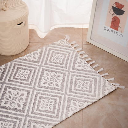 Reversible Cotton Bedside Rugs — Baroque, Cazen and Ornella