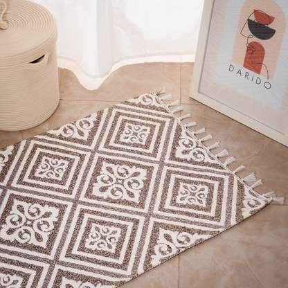 Reversible Cotton Bedside Rugs — Baroque, Cazen and Ornella