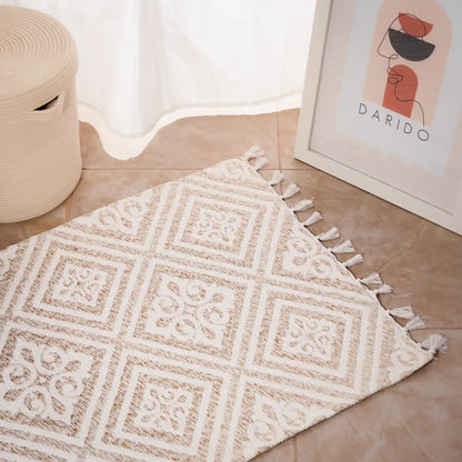Reversible Cotton Bedside Rugs — Baroque, Cazen and Ornella