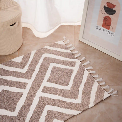 Reversible Cotton Bedside Rugs — Baroque, Cazen and Ornella