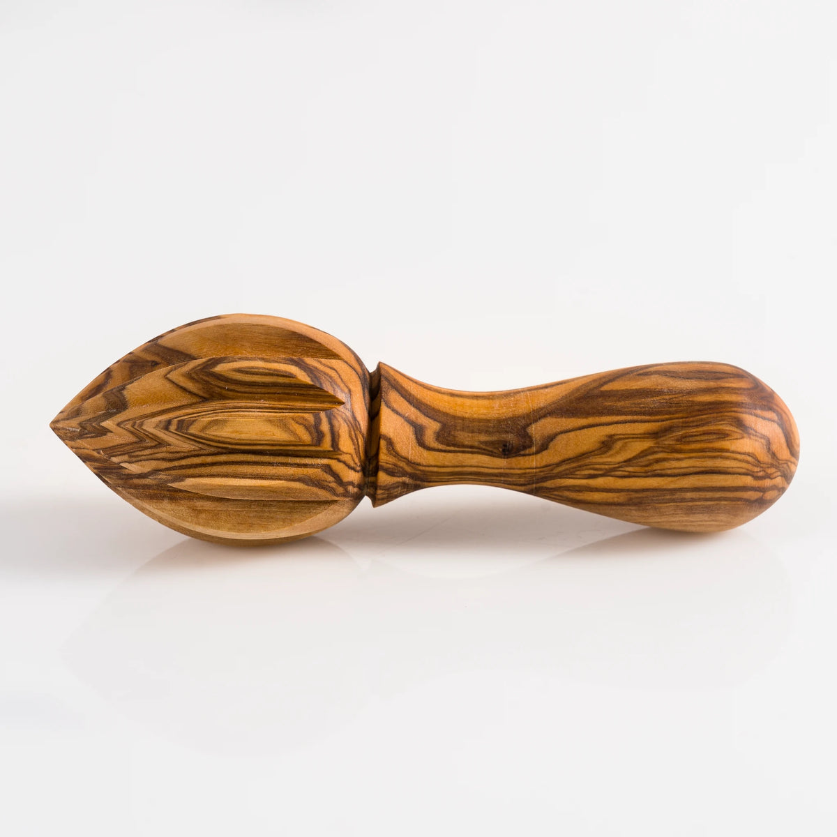 Handmade Olive Wood Juicer – Citrus Press Crafted for Natural Extraction – detail view 4