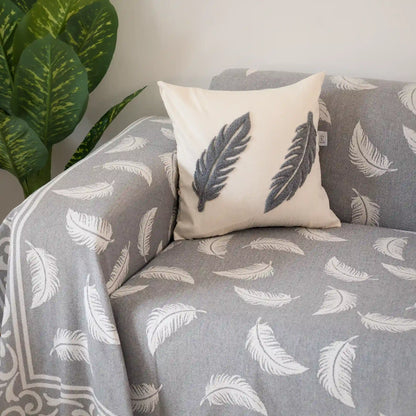Pluma Handmade Cotton Throw — 118 × 79 in