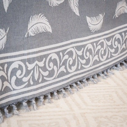 Pluma Handmade Cotton Throw — 118 × 79 in