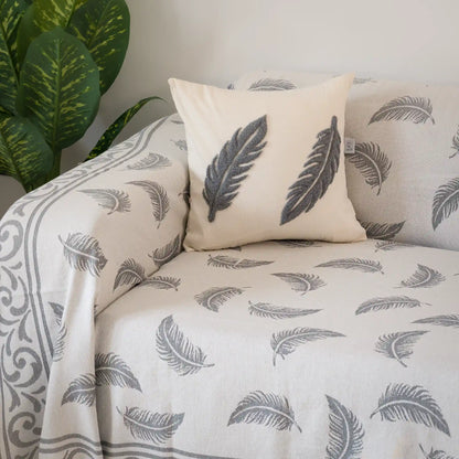 Pluma Handmade Cotton Throw — 118 × 79 in