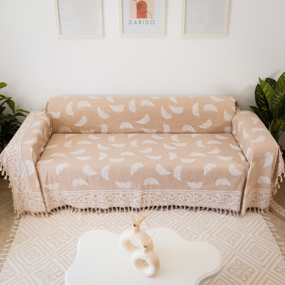 Pluma Handmade Cotton Throw — 118 × 79 in