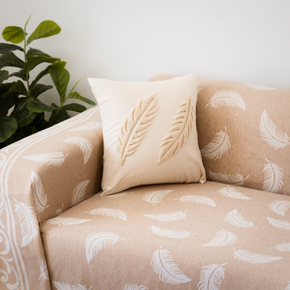 Pluma Handmade Cotton Throw — 118 × 79 in