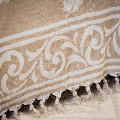 Pluma Handmade Cotton Throw — 118 × 79 in