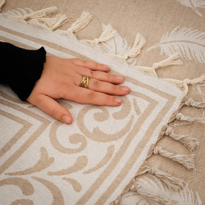 Pluma Handmade Cotton Throw — 118 × 79 in