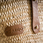 Célia handmade plant fiber and leather bag – product view 8