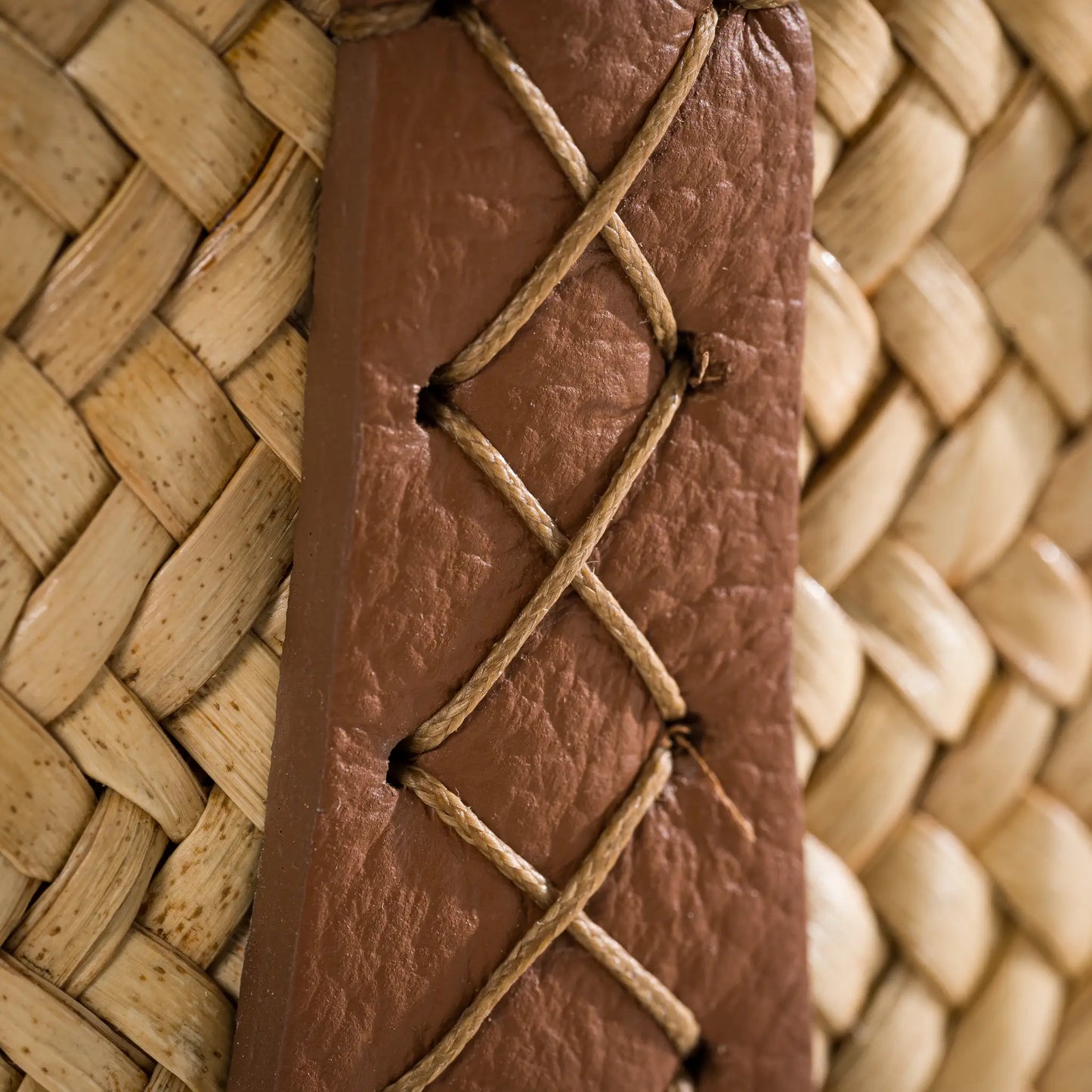 Bella – Handmade Plant Fiber & Leather Bag