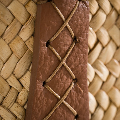 Bella – Handmade Plant Fiber & Leather Bag