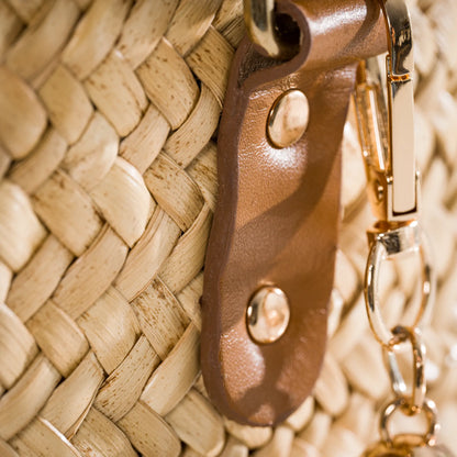 Sienna – Handmade Plant Fiber & Leather Bag