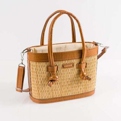 Mirella – Handmade Natural Fiber & Vegan Leather Bag