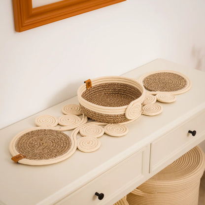 Alias Handcrafted Braided Decorative Set