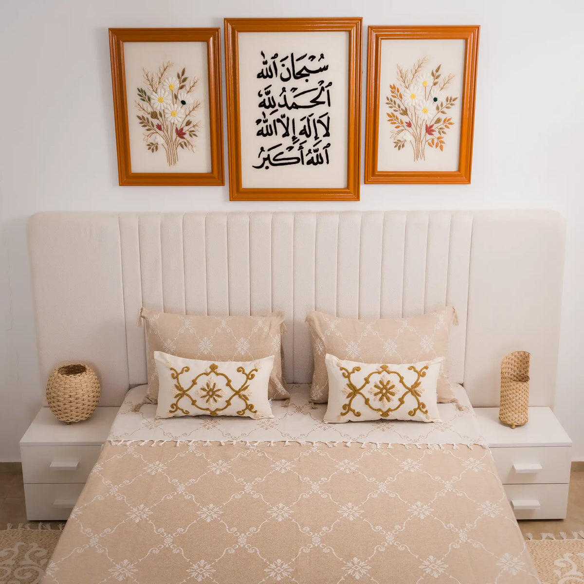 Rosalia Cotton Flat Sheet and Pillowcase Set
