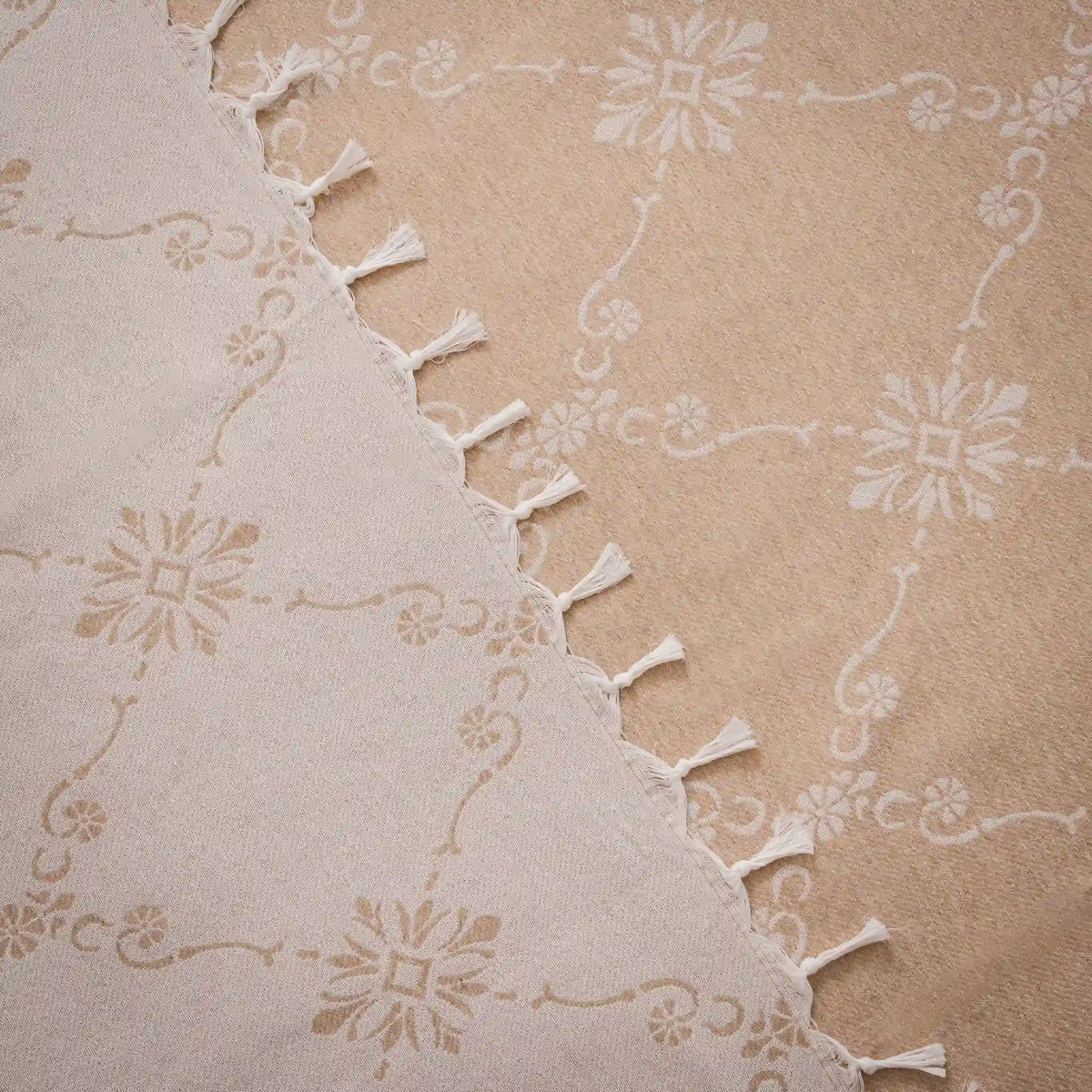 Rosalia Cotton Flat Sheet and Pillowcase Set
