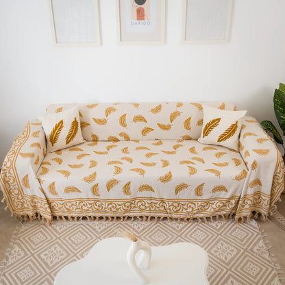 Pluma Handmade Cotton Throw — 118 × 79 in