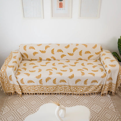 Pluma Handmade Cotton Throw — 118 × 79 in