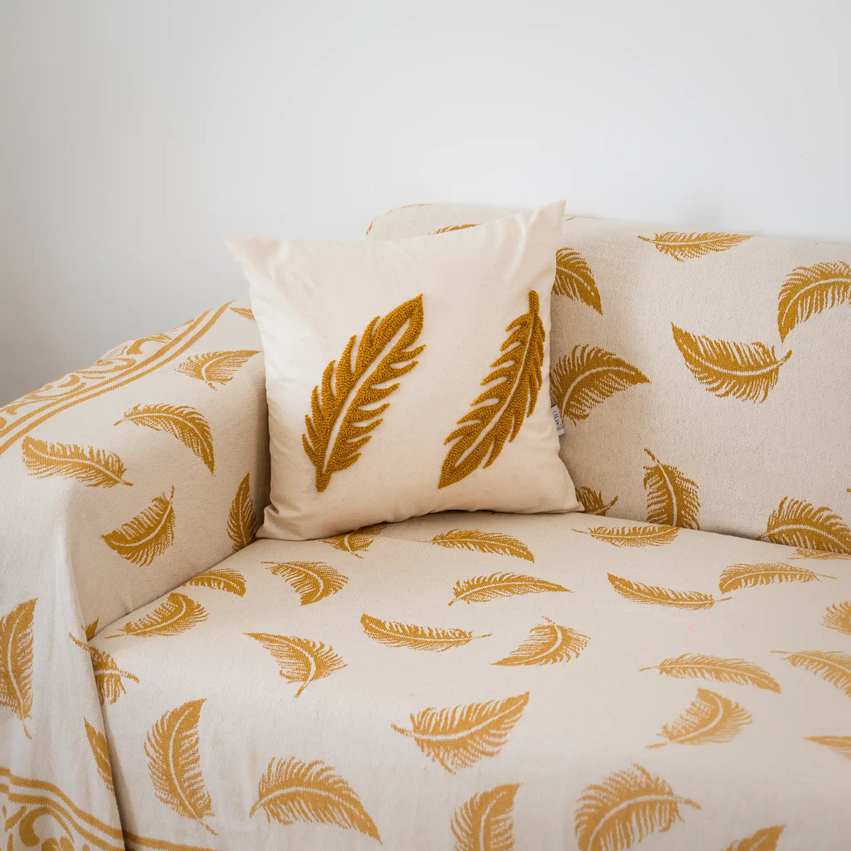 Pluma Handmade Cotton Throw — 118 × 79 in