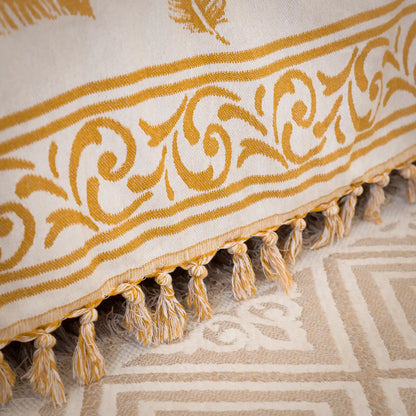 Pluma Handmade Cotton Throw — 118 × 79 in