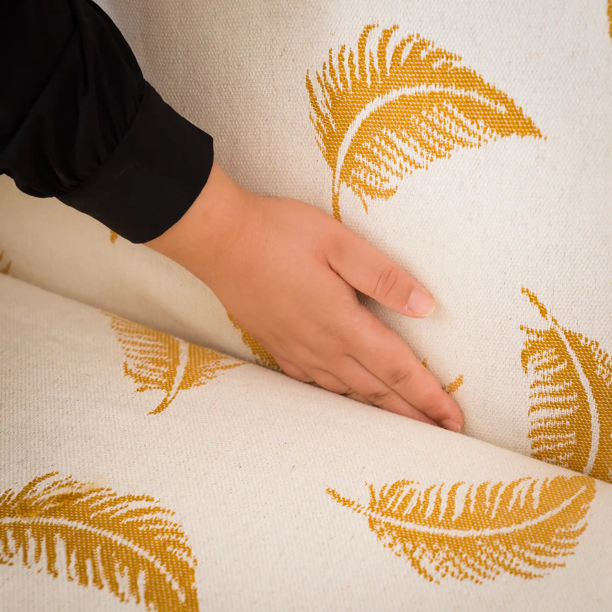 Pluma Handmade Cotton Throw — 118 × 79 in