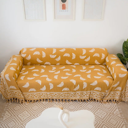 Pluma Handmade Cotton Throw — 118 × 79 in