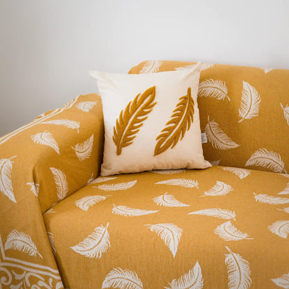 Pluma Handmade Cotton Throw — 118 × 79 in