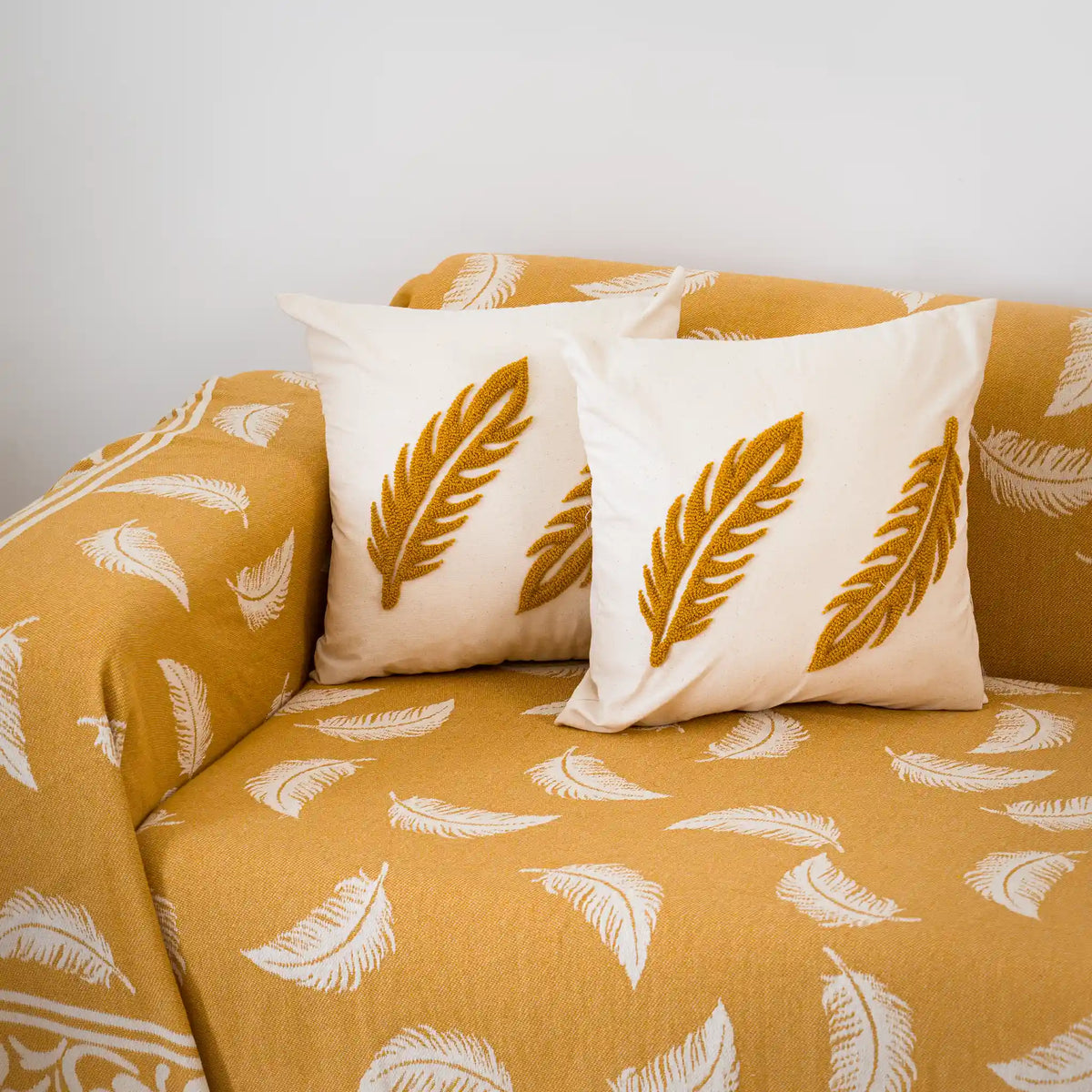 Pluma Handmade Cotton Throw — 118 × 79 in