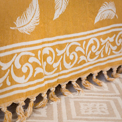 Pluma Handmade Cotton Throw — 118 × 79 in